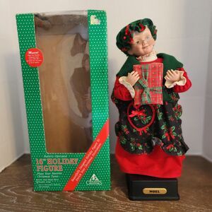 Vintage 1994 Holiday Creations Christmas Musical Mrs. Claus w/Original Box
